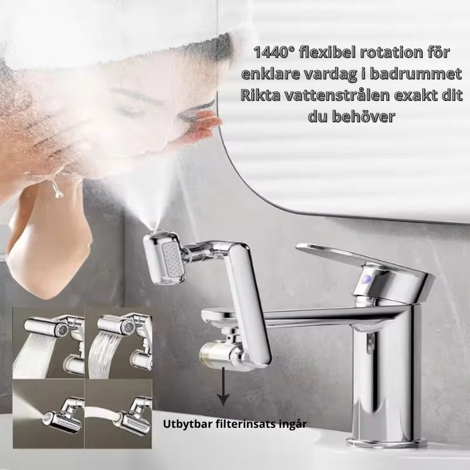 FlowNord - 4 vattenlägen. 1440° flexibilitet. Maximal kontroll.